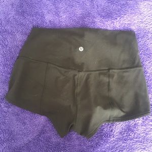 Lululemon Black short spandex wunder under